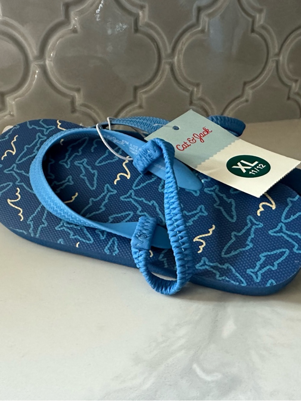 Cat & Jack Kids Flip Flops size 11/12